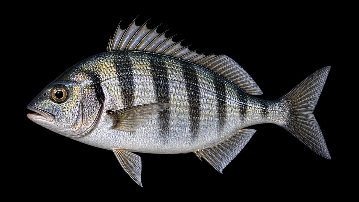 Illustration d'un sar (Diplodus sargus)